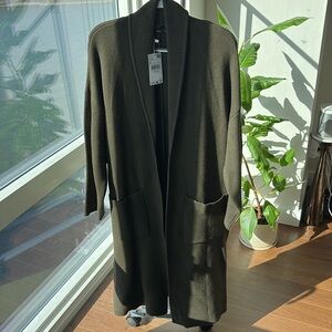 NWT MANGO OVERSIZED SWEATER COAT